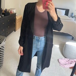 “Leith” Women’s Size M, Black Fancy Cardigan